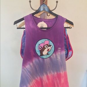 Buccees tank and shorts outfit